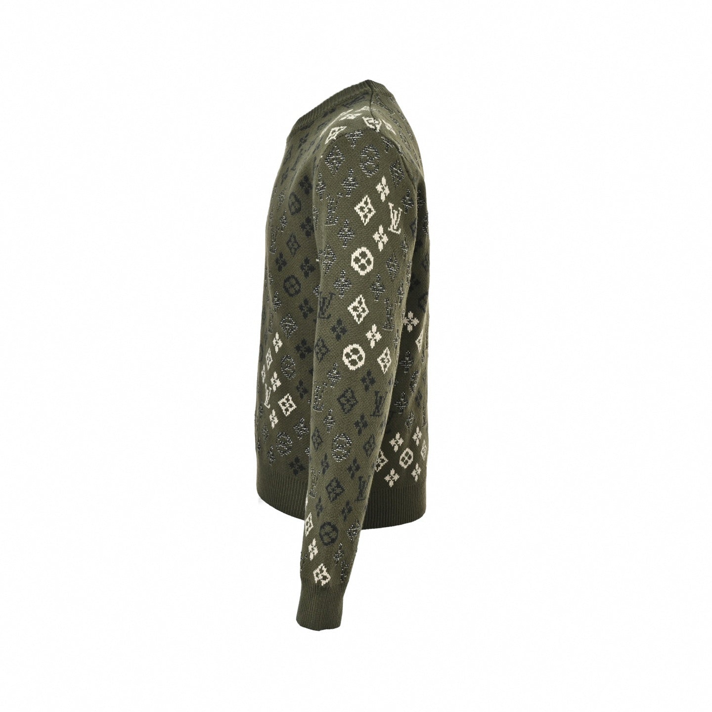 Monogram Jacquard Knit Sweater