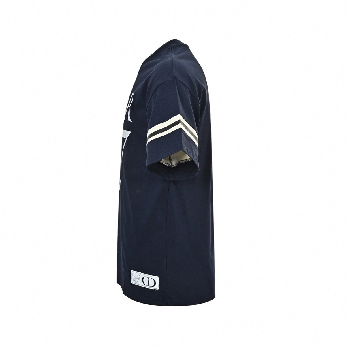 47 Varsity Stripe T-Shirt - Navy Blue