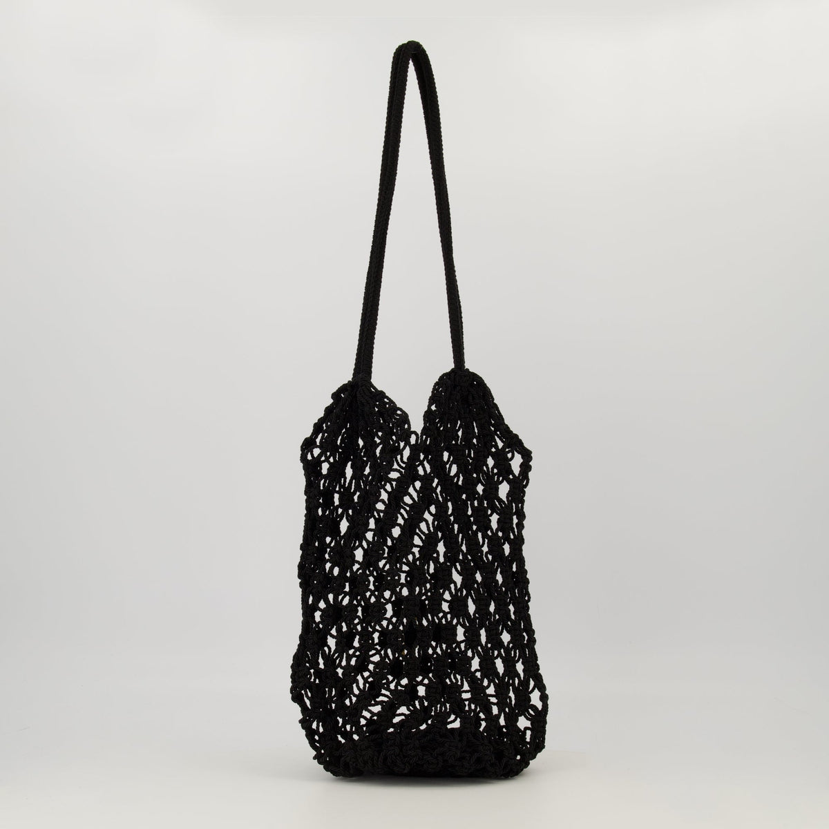 Black Crochet Bag