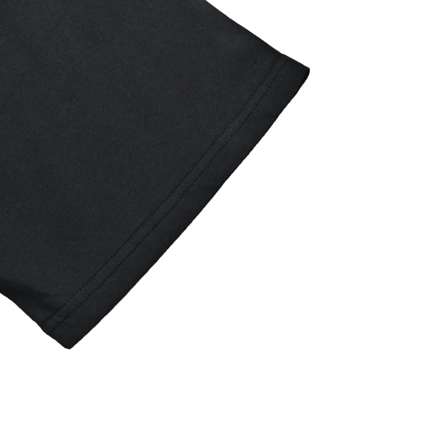 Gothic Cross Denim Patch T-Shirt - Black
