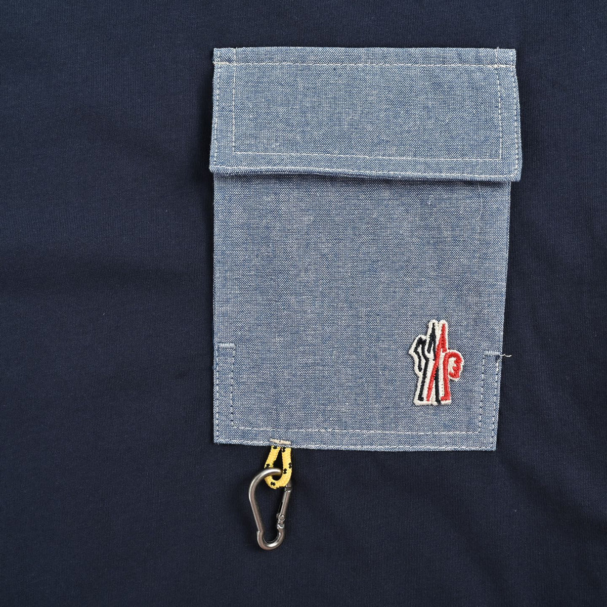 "Après-Ski" Pocket T-Shirt | Navy & Denim