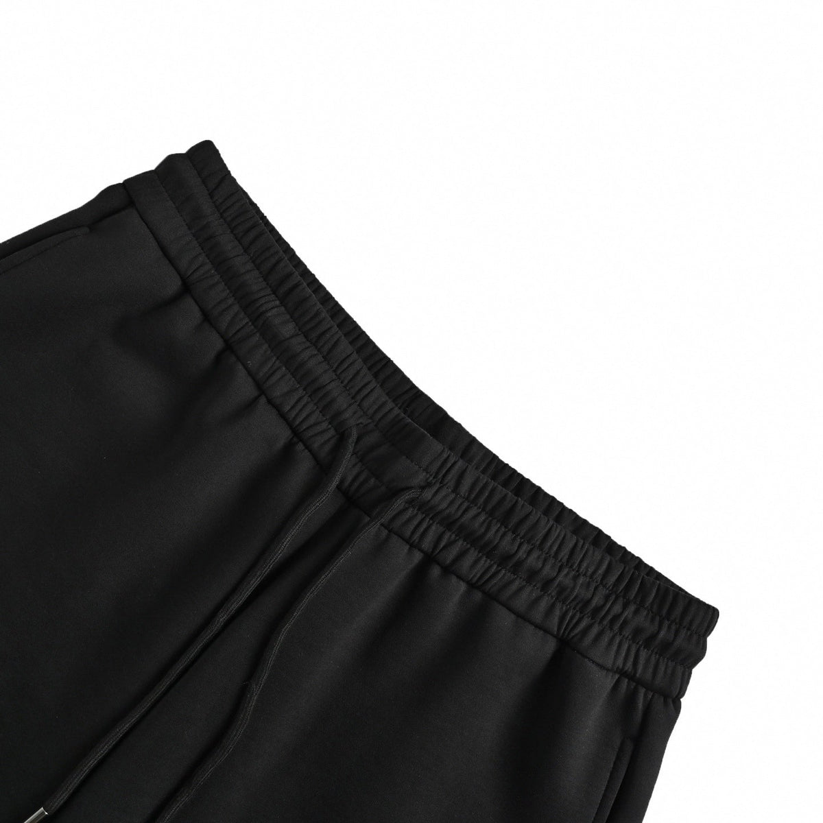Tonal Embroidered Monogram Shorts | Black