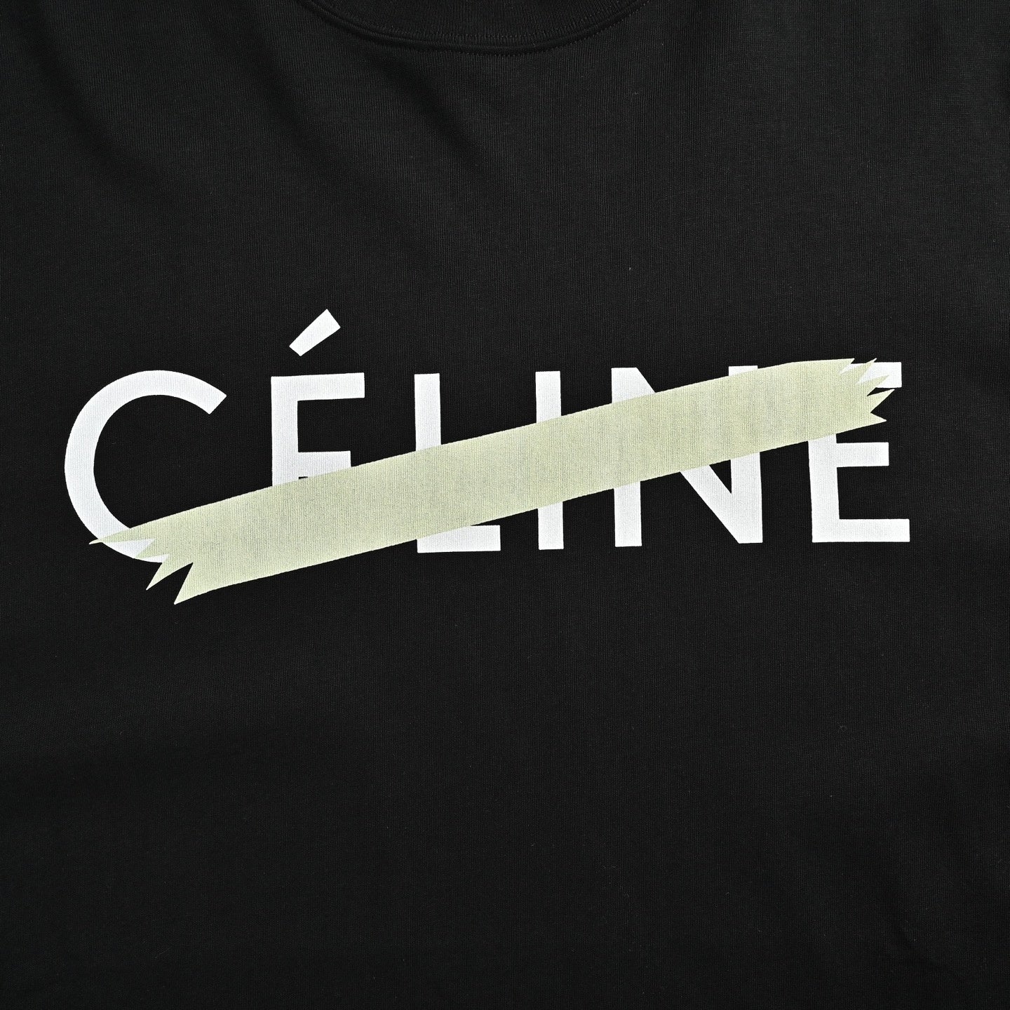 Tape Logo T-Shirt | Black
