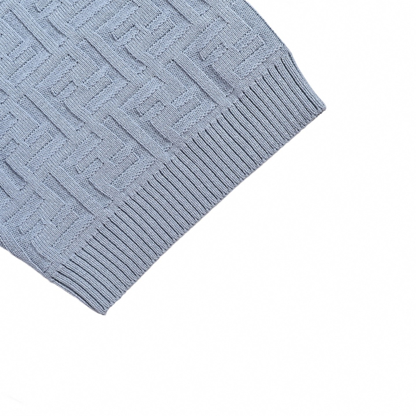 FF Jacquard Knit Polo Shirt