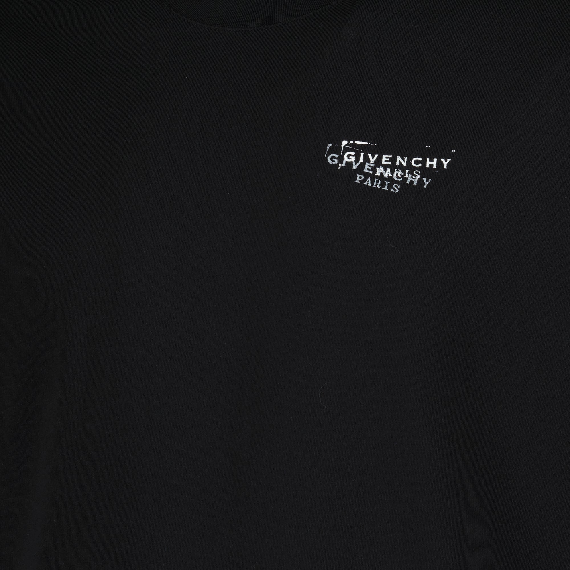 Givenchy Stamp Black T-Shirt