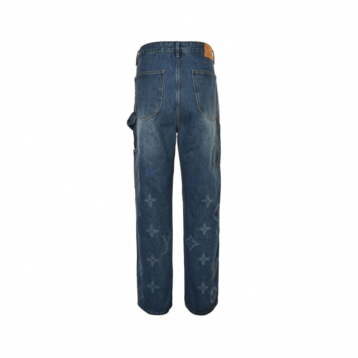 Monogram Gradient Denim Jeans | Vintage Blue