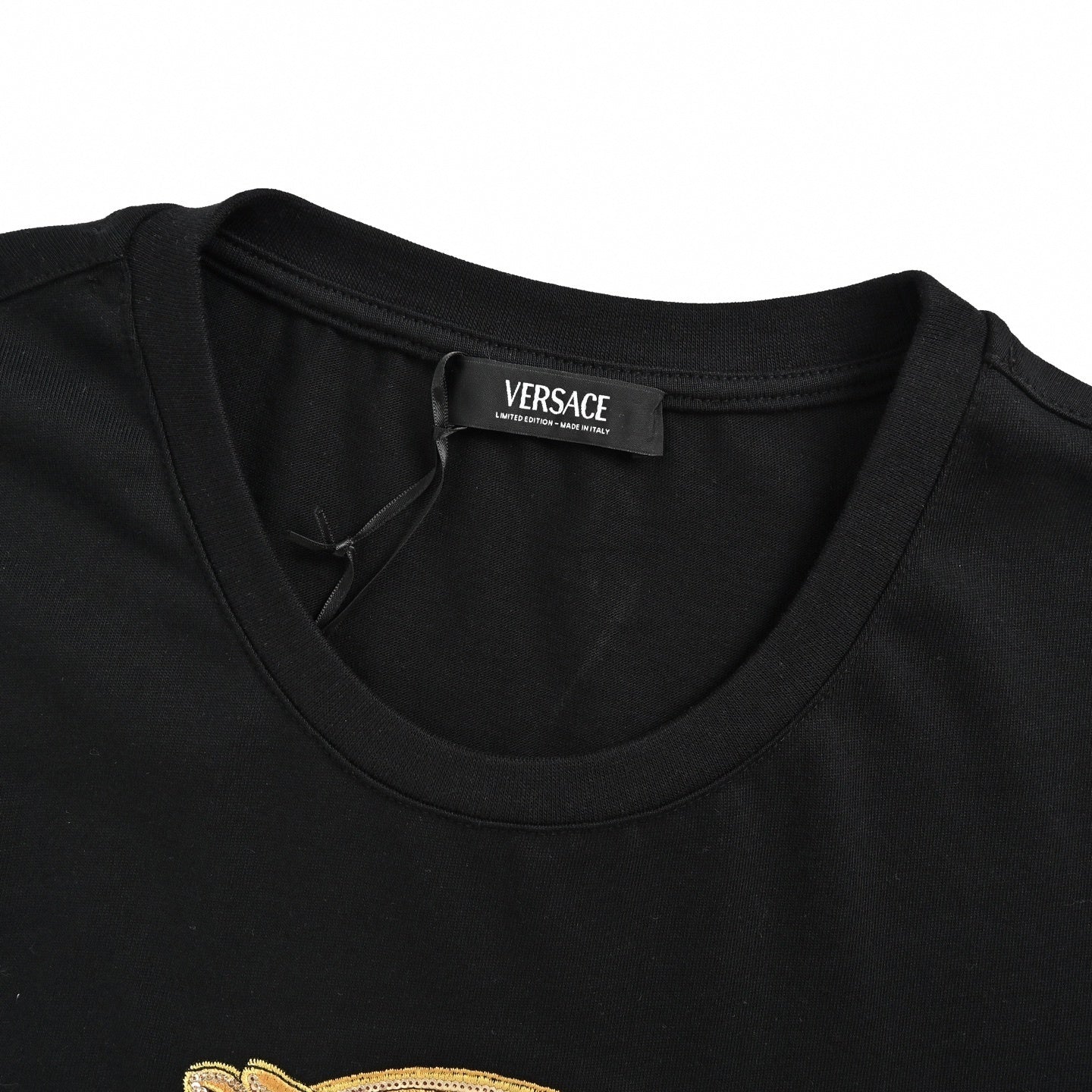 Medusa Crystal & Embroidered T-Shirt