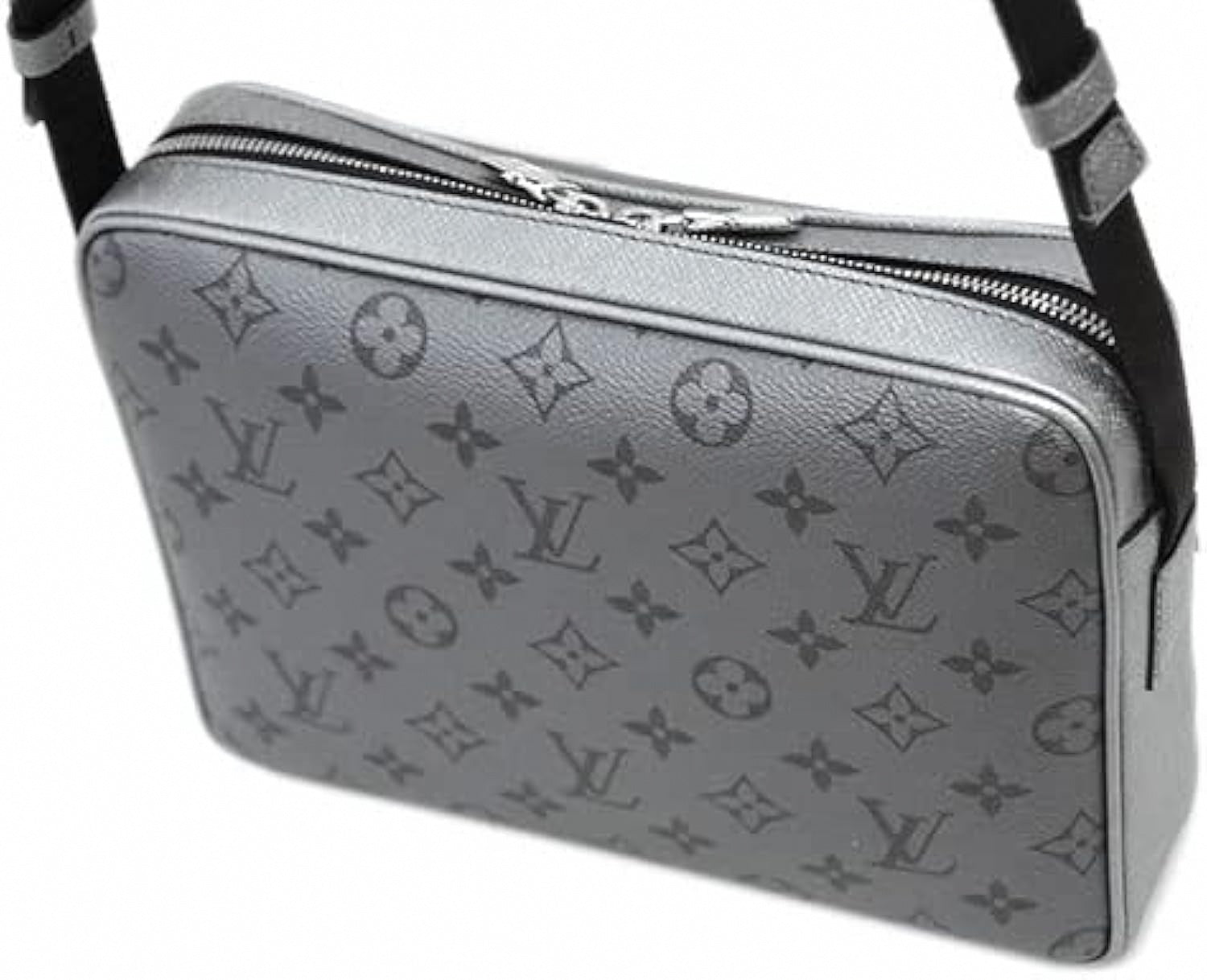 Outdoor Messenger Bag | Silver Monogram Eclipse