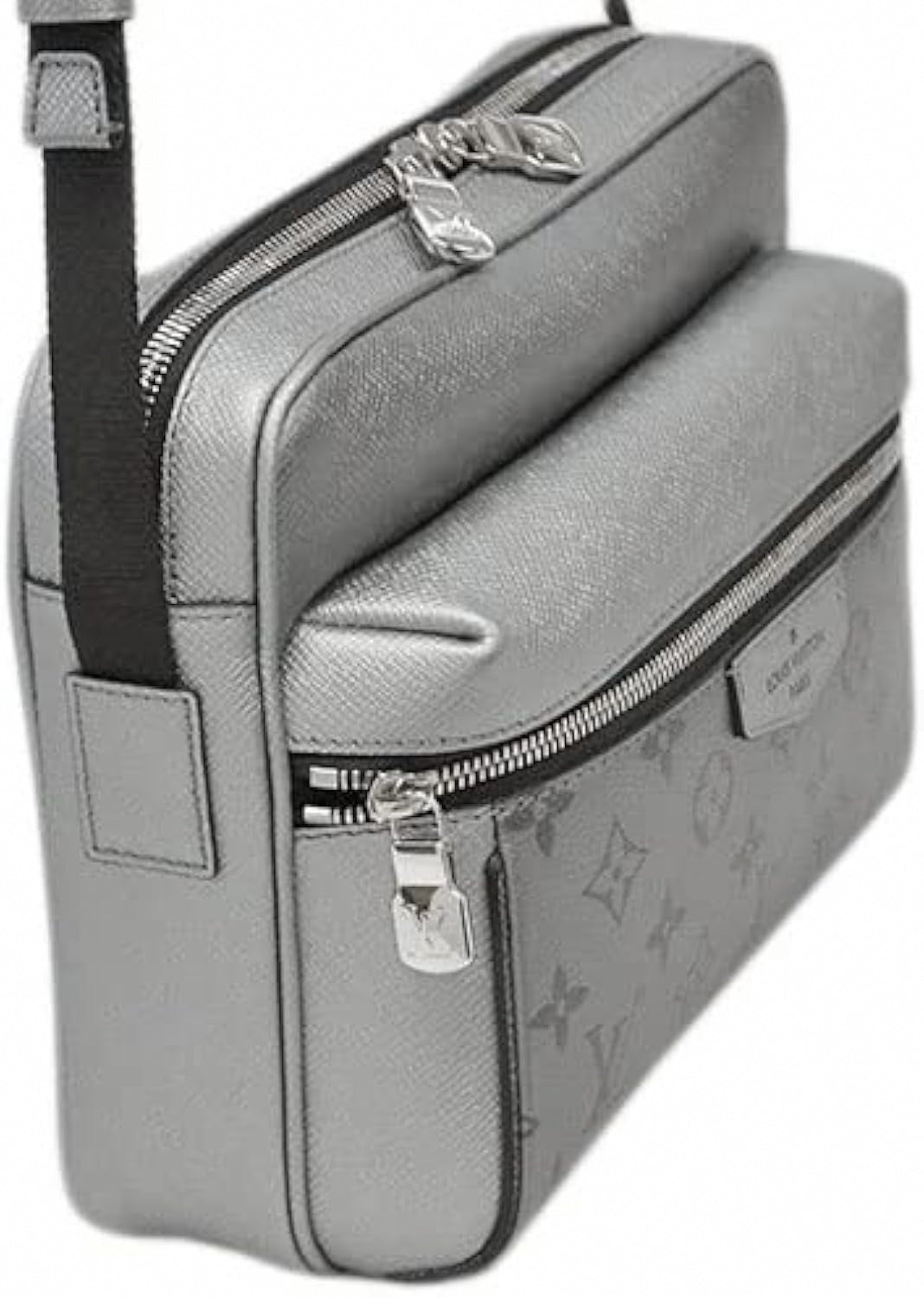 Outdoor Messenger Bag | Silver Monogram Eclipse