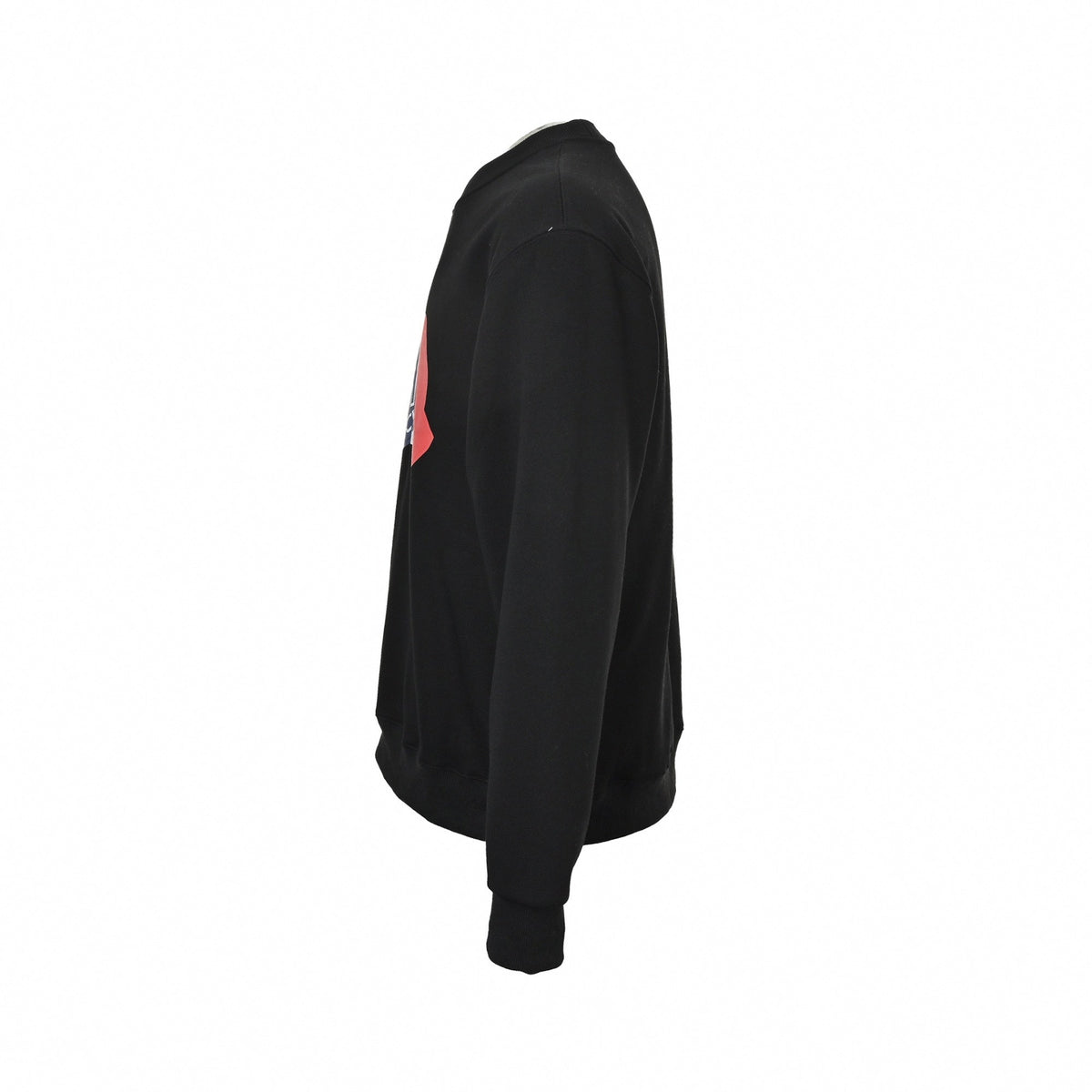 Tricolor Shadow Logo Crewneck Sweatshirt
