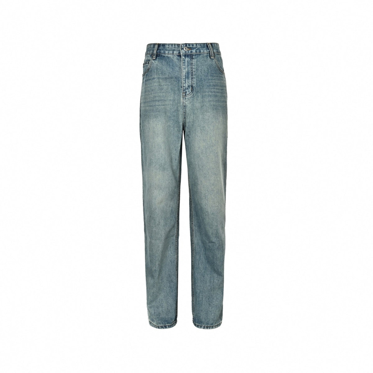 Anagram Embroidered Jeans - Light Vintage Blue