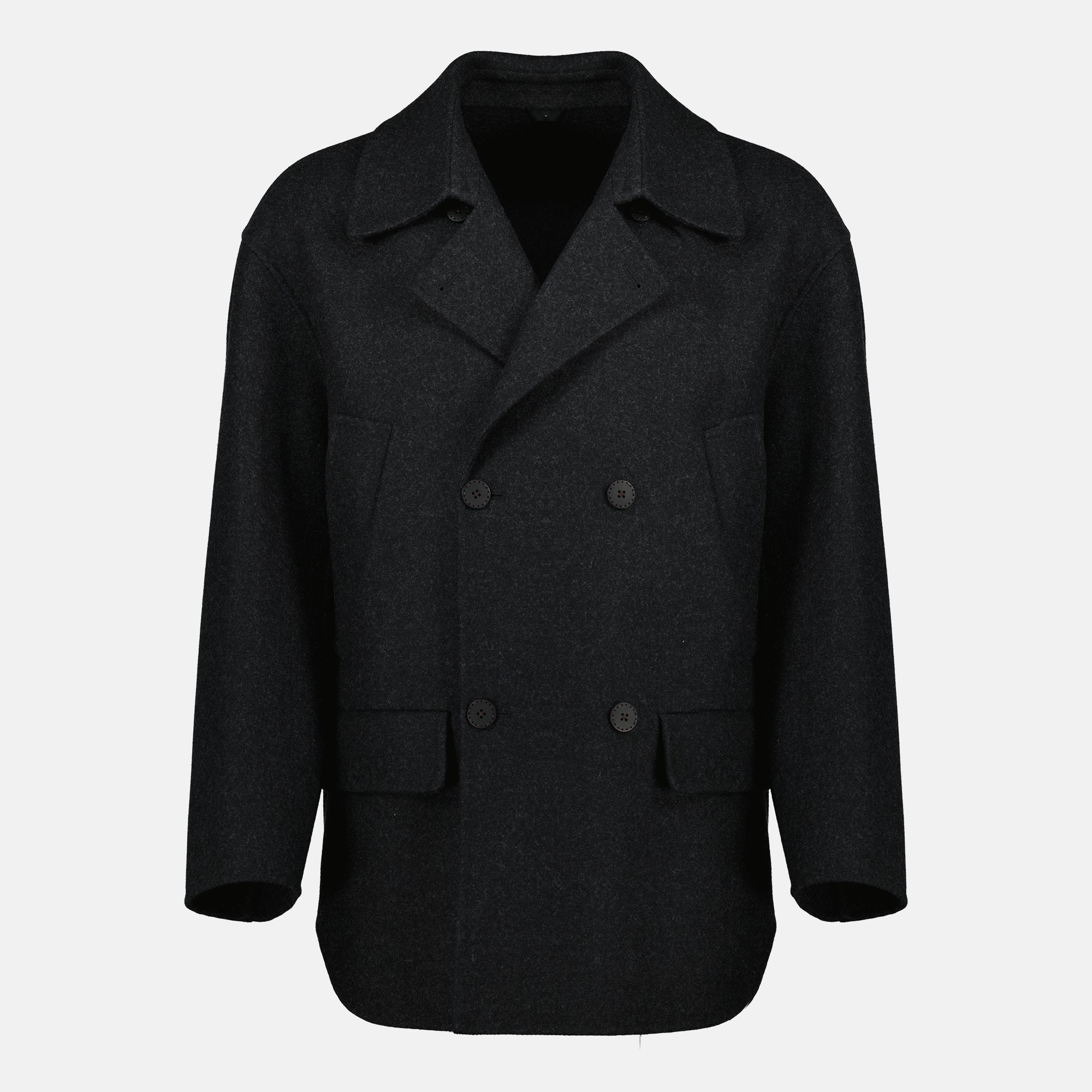 Grey Wool Coat