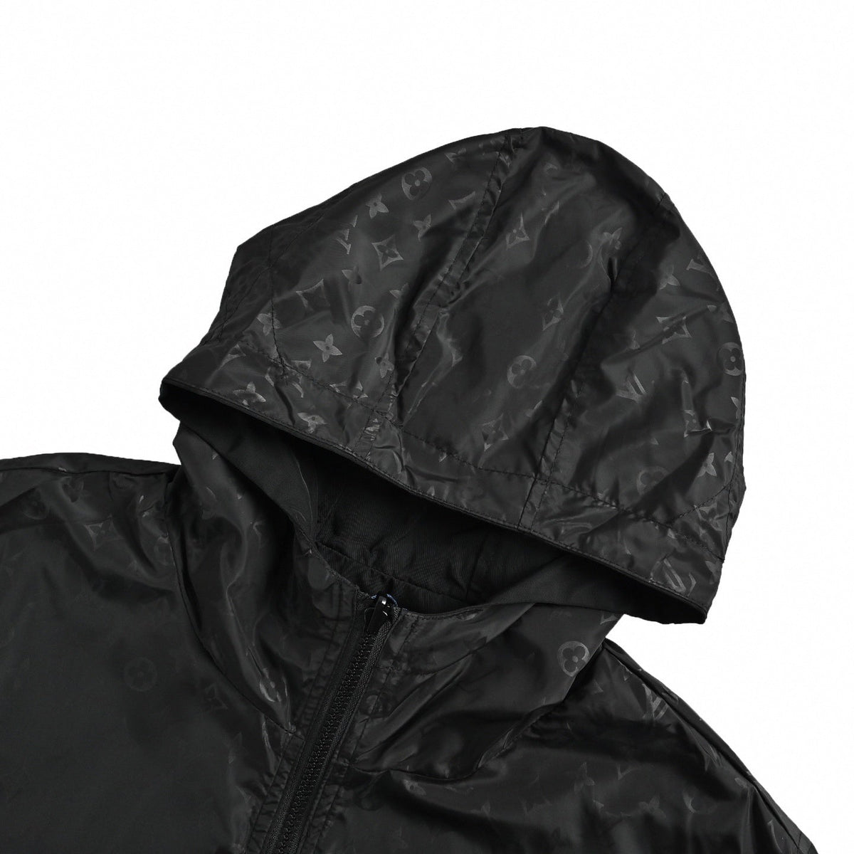 Reversible Shadow Monogram Windbreaker Black