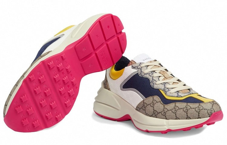 Rhyton Multi-Color GG Canvas Sneakers