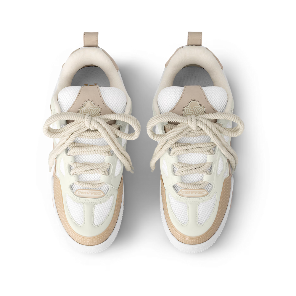 LV Skate Sneaker | Beige & Cream 2