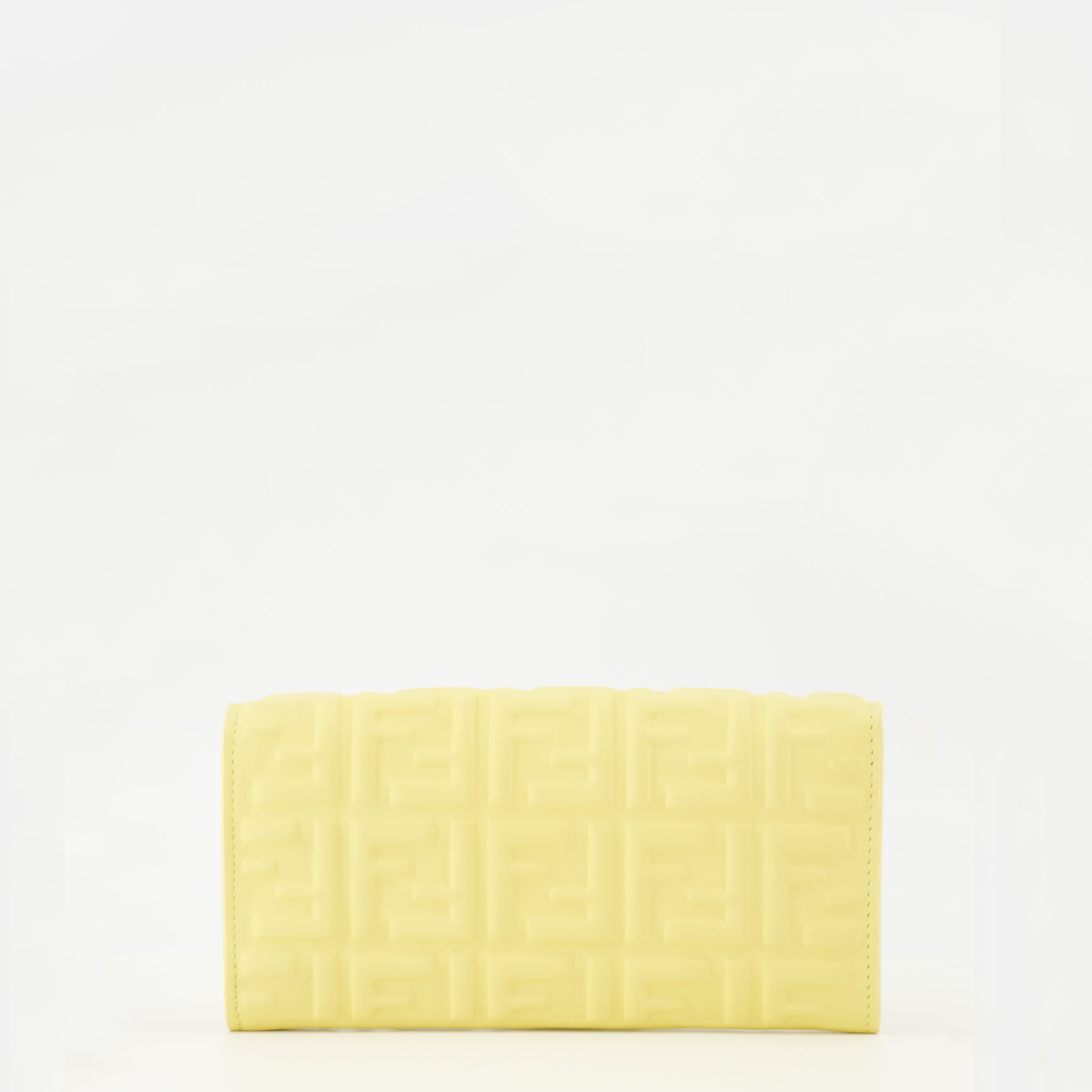 Yellow Chain Baguette Wallet