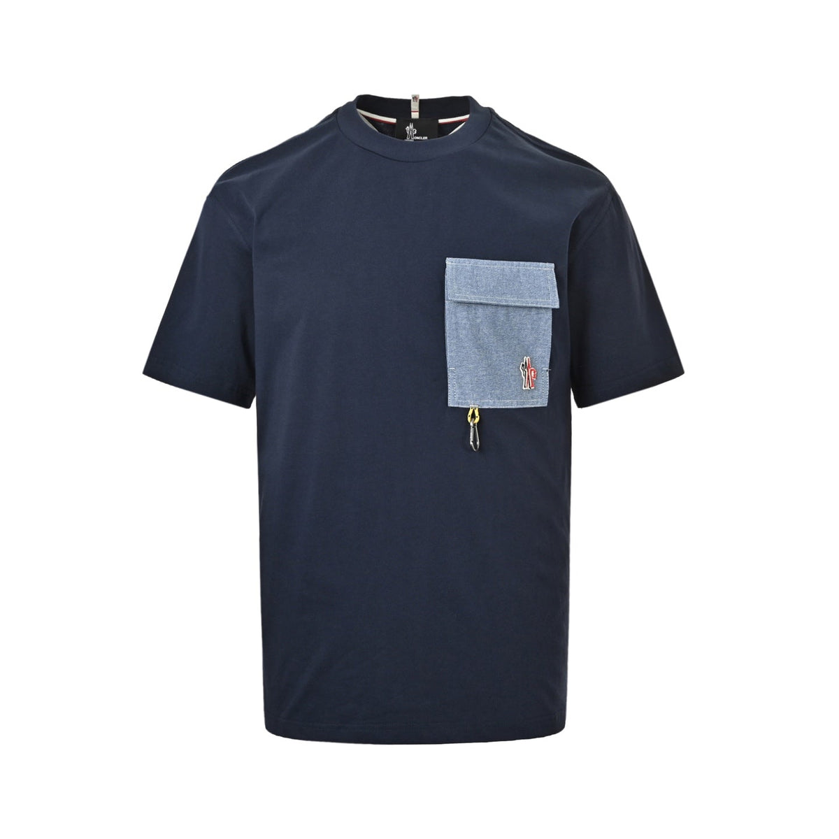 "Après-Ski" Pocket T-Shirt | Navy & Denim