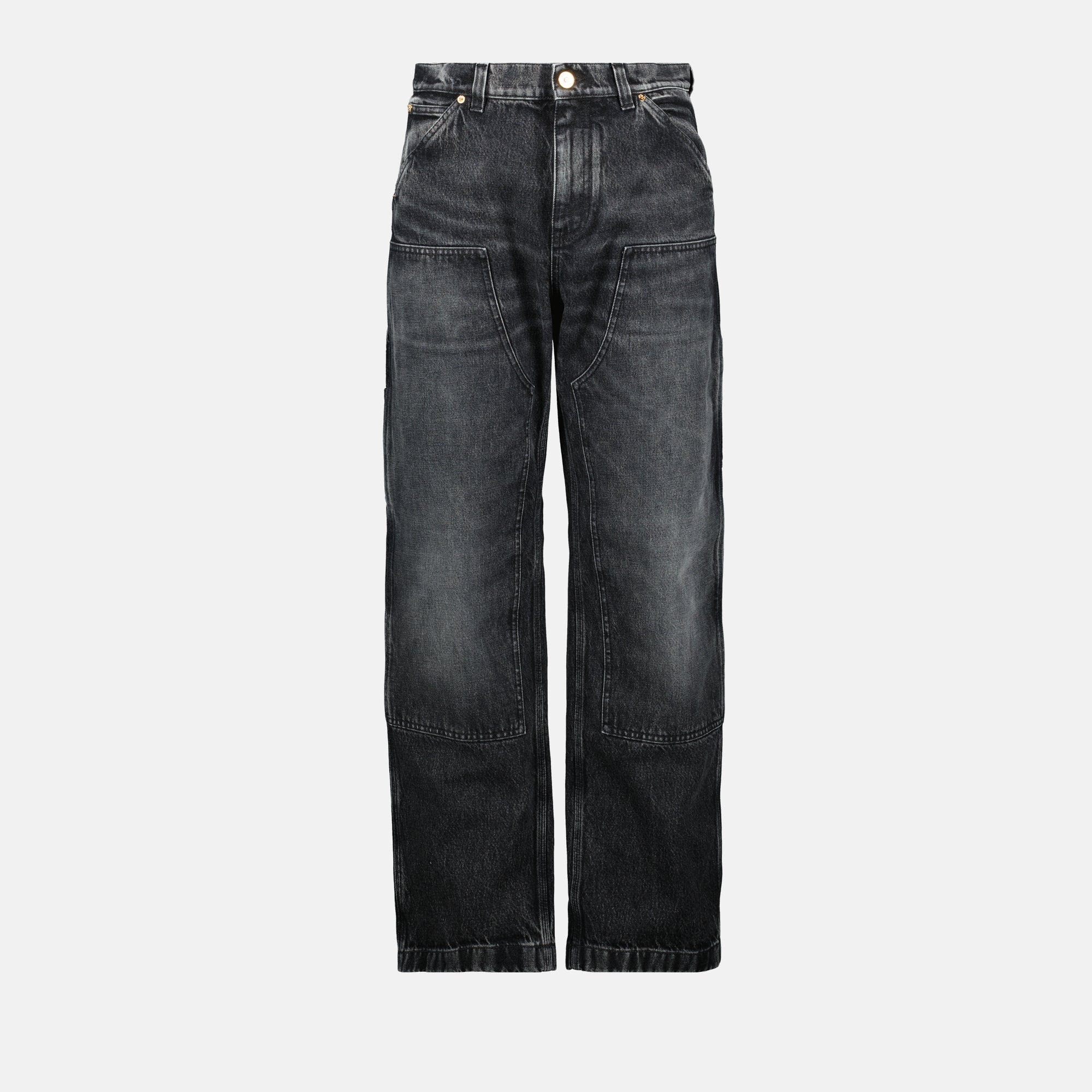 Gray Cargo Jeans