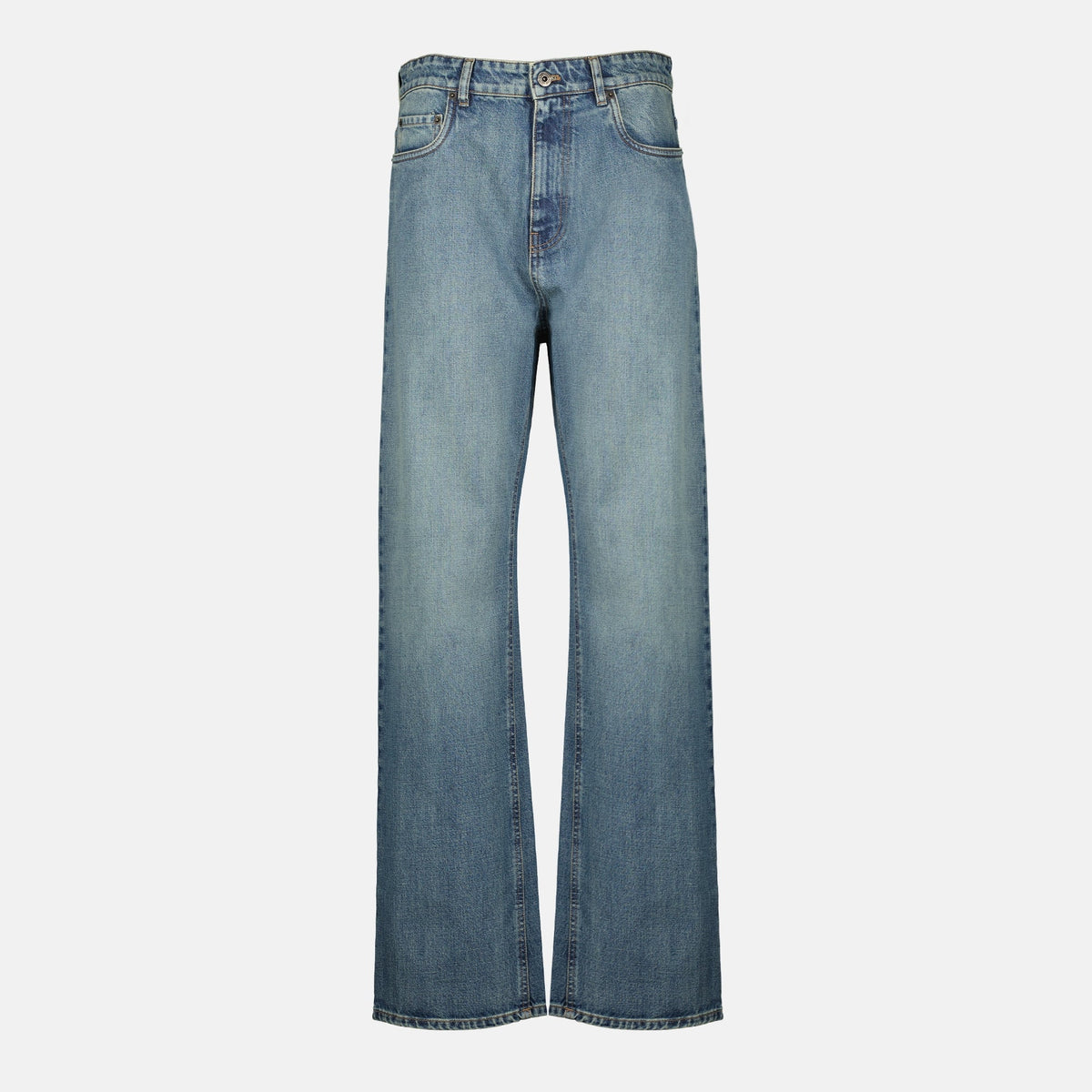 Embroidered Blue Jeans