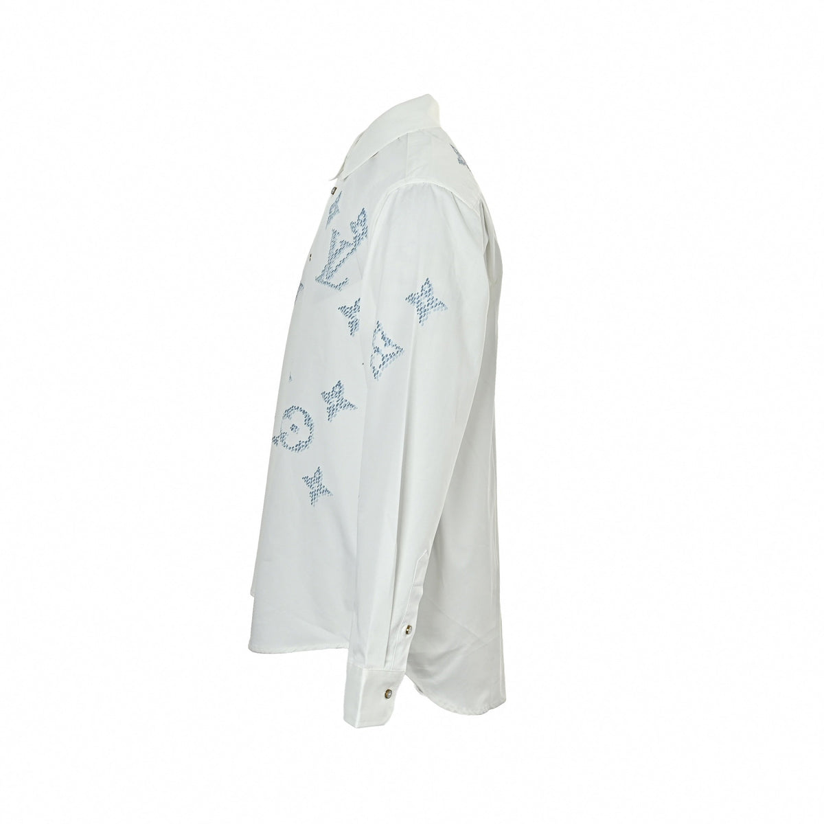 Scattered Pointillism Monogram Button-Down