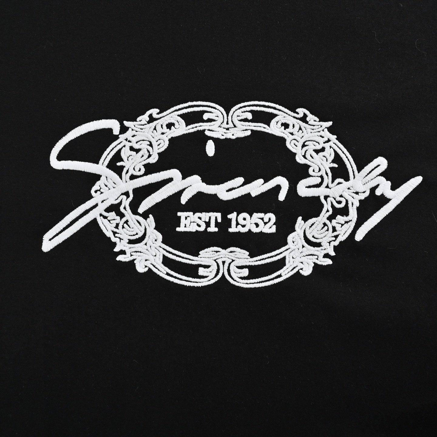 Heritage Embroidered Logo T-Shirt | Black
