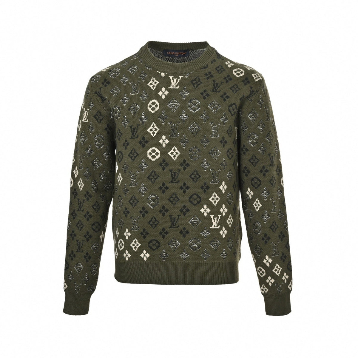 Monogram Jacquard Knit Sweater