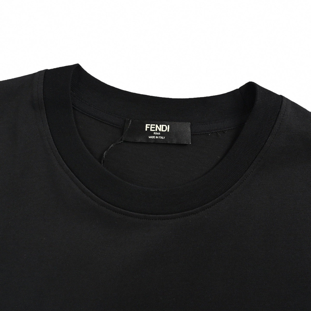 FF Monogram Pocket T-Shirt - Black