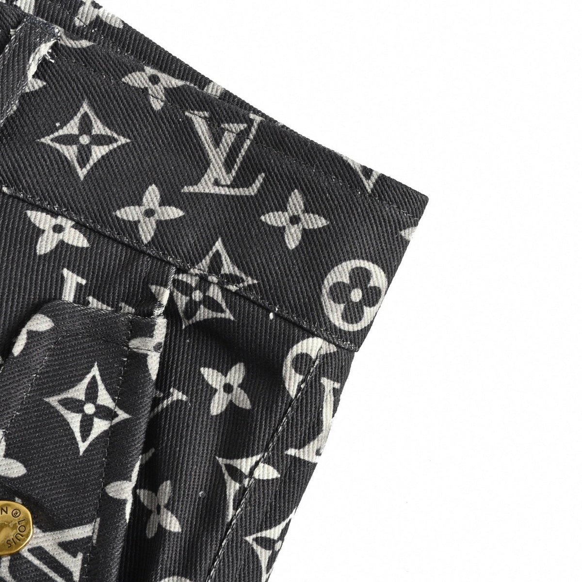 Bleached Monogram Cargo Pants