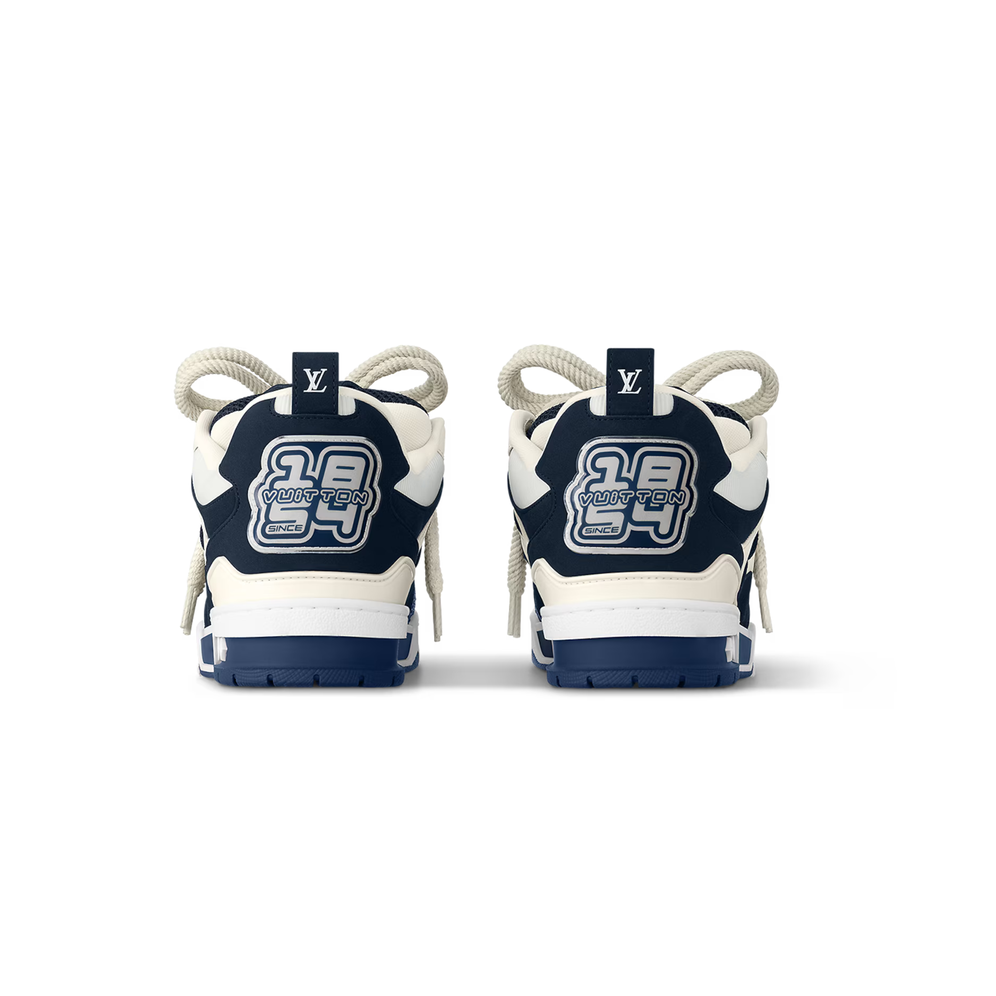 LV Skate Sneaker | Navy & Cream