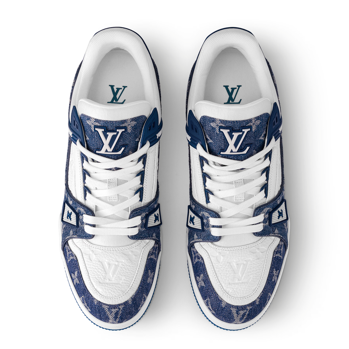 LV Trainer Sneaker | Navy & White