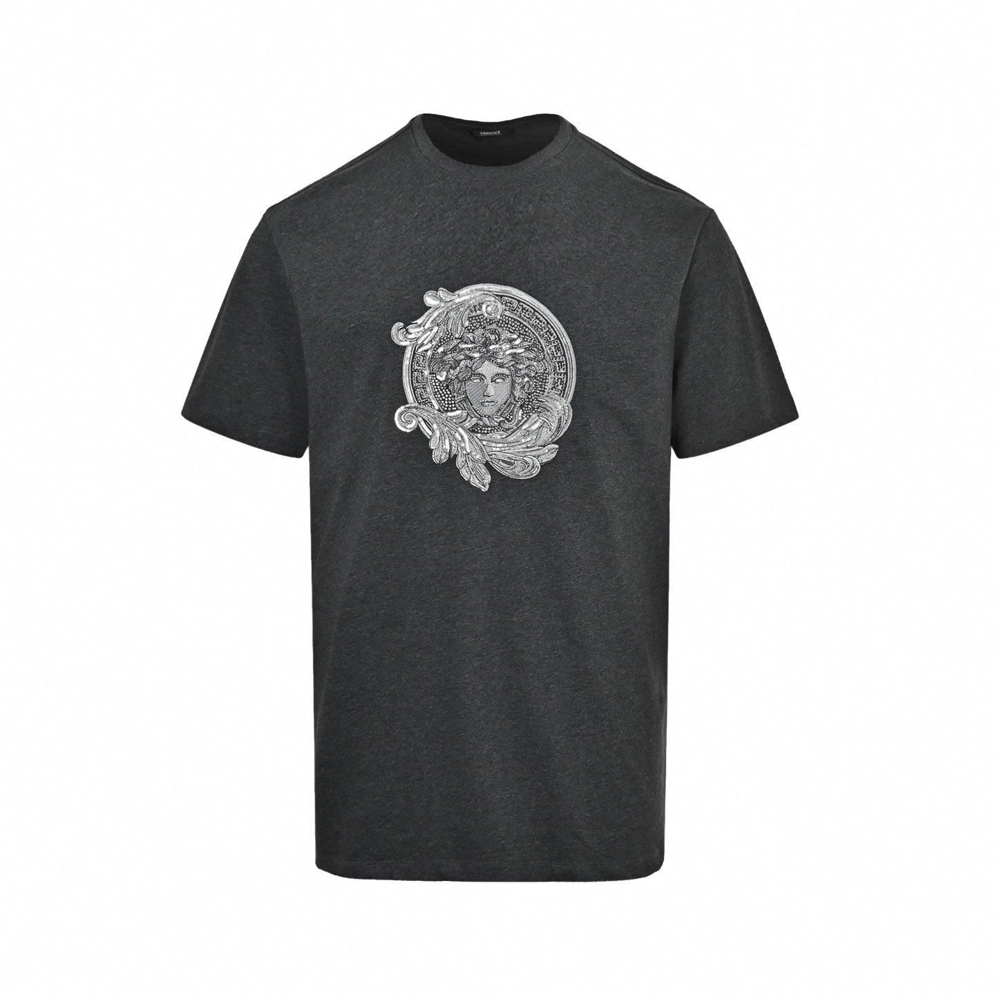 Medusa Crystal & Embroidered T-Shirt