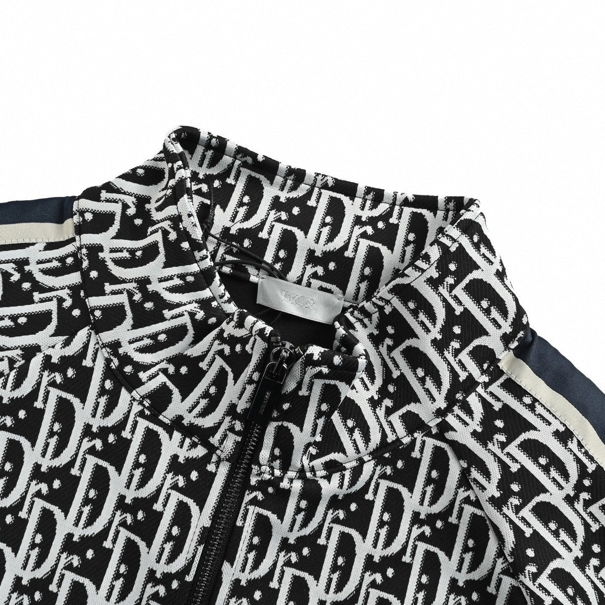 Oblique Jacquard Tracksuit Set | Black & White