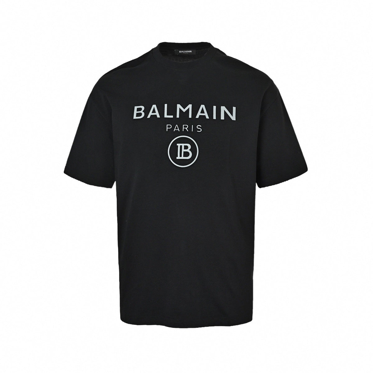 3D Silicone Logo T-Shirt - Black