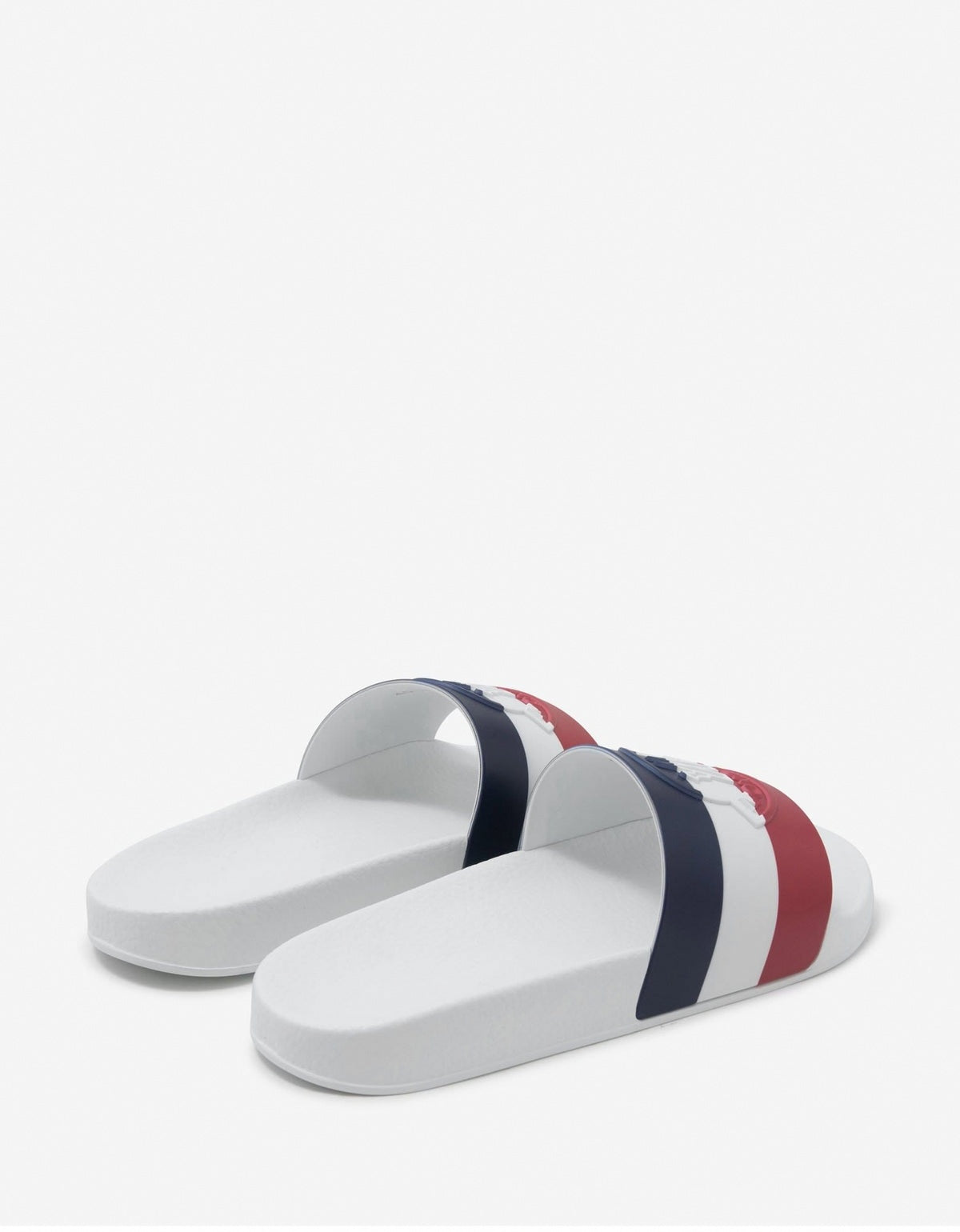 'Basile' Tricolor Rubber Slides