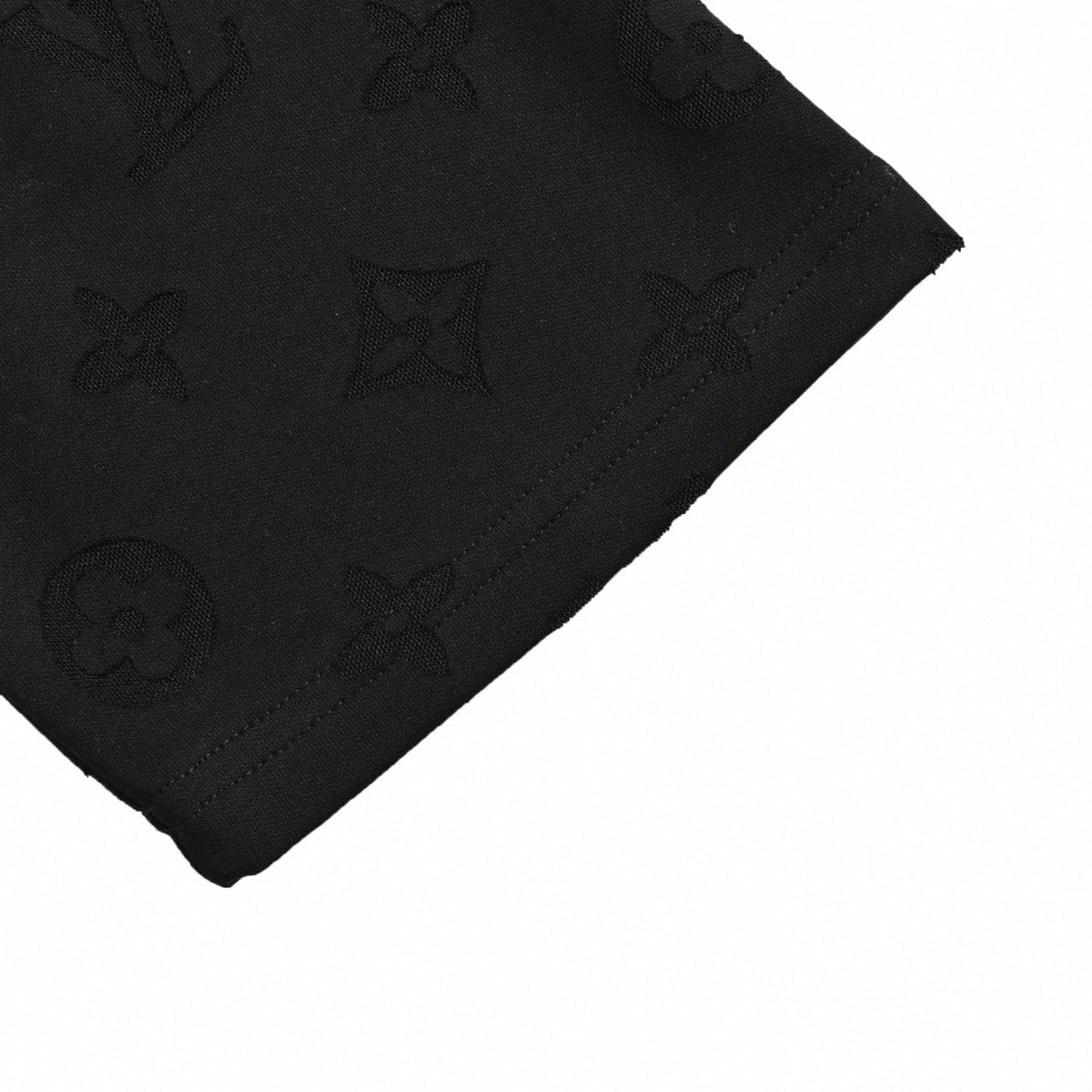 Tonal Embossed Monogram T-Shirt | Black