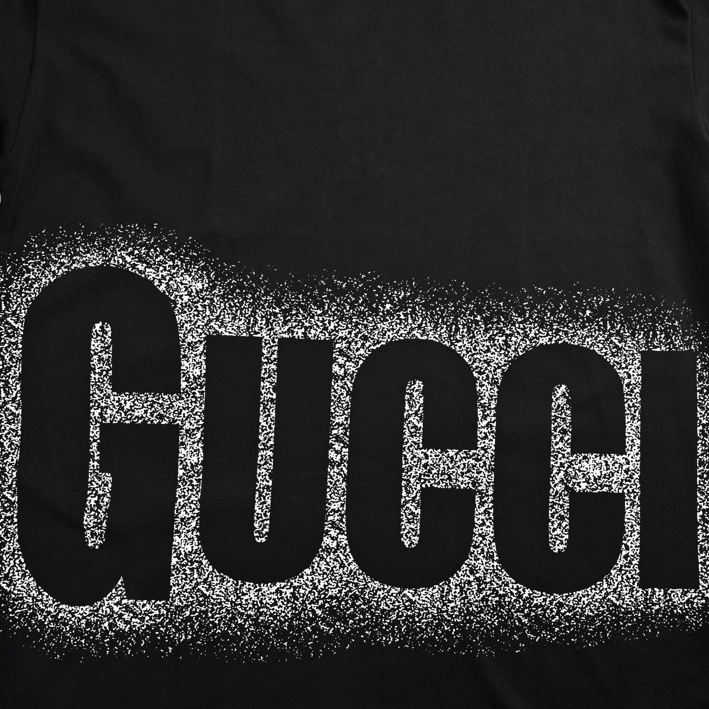 Wraparound Spray Logo T-Shirt | Black