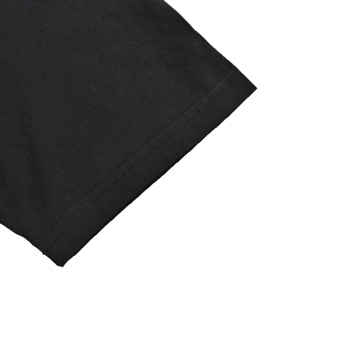 Frayed Appliqué Horseshoe T-Shirt | Black