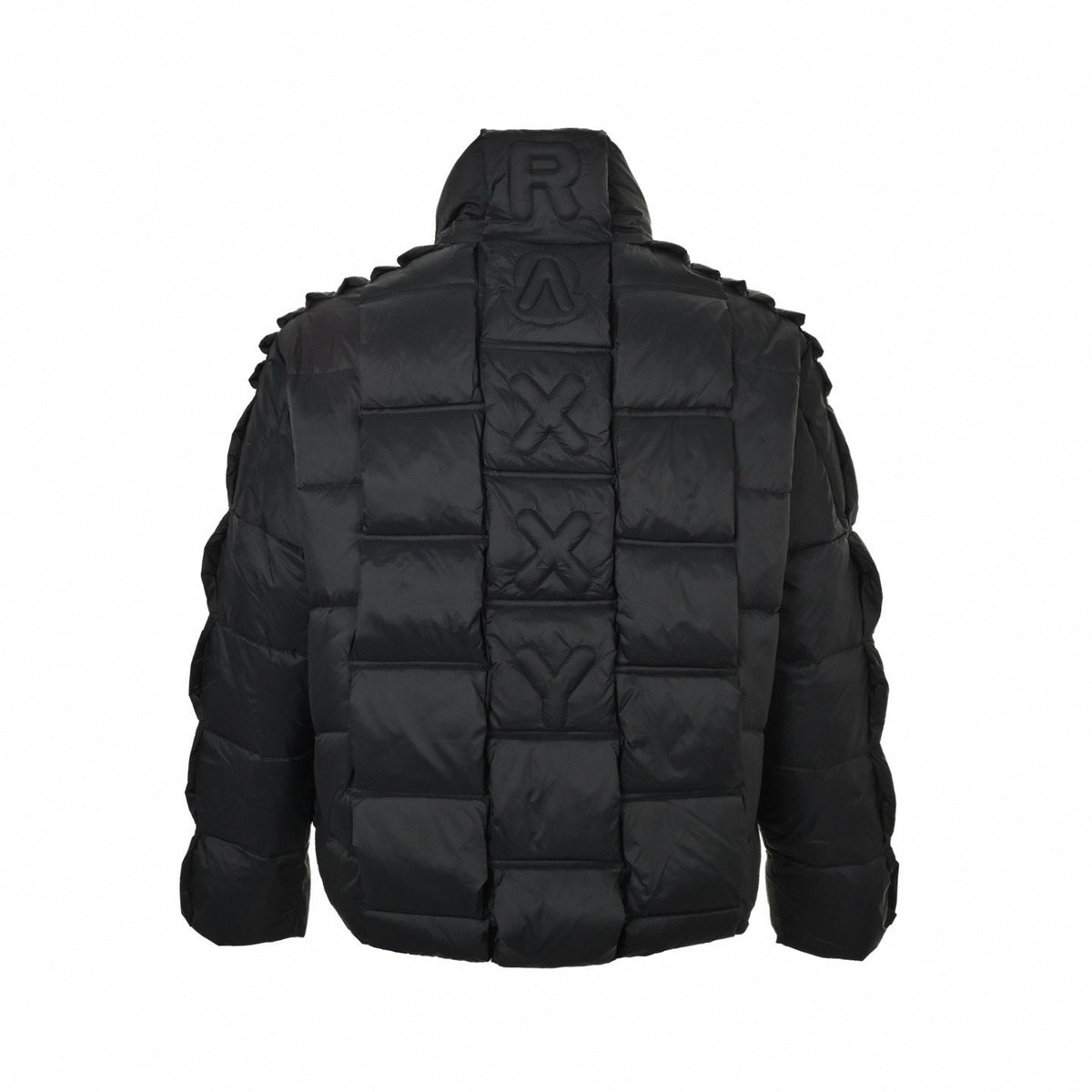 Raxxy 3D Sculptural Puffer | Black