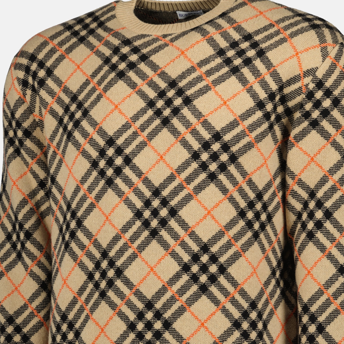 Checked Sweater