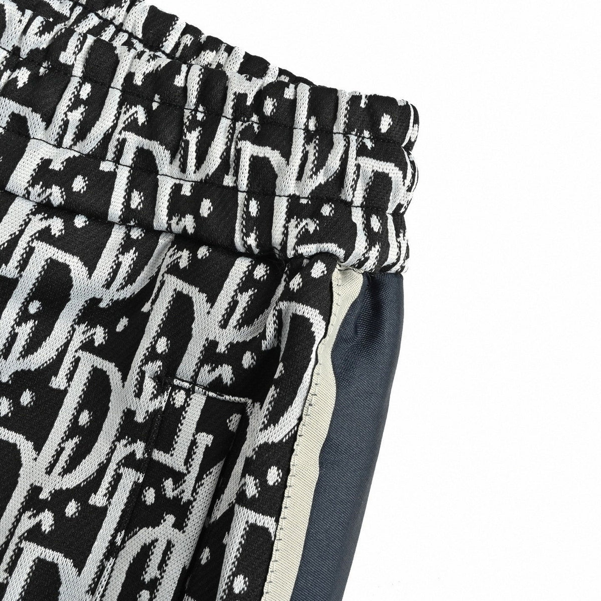 Oblique Jacquard Tracksuit Set | Black & White