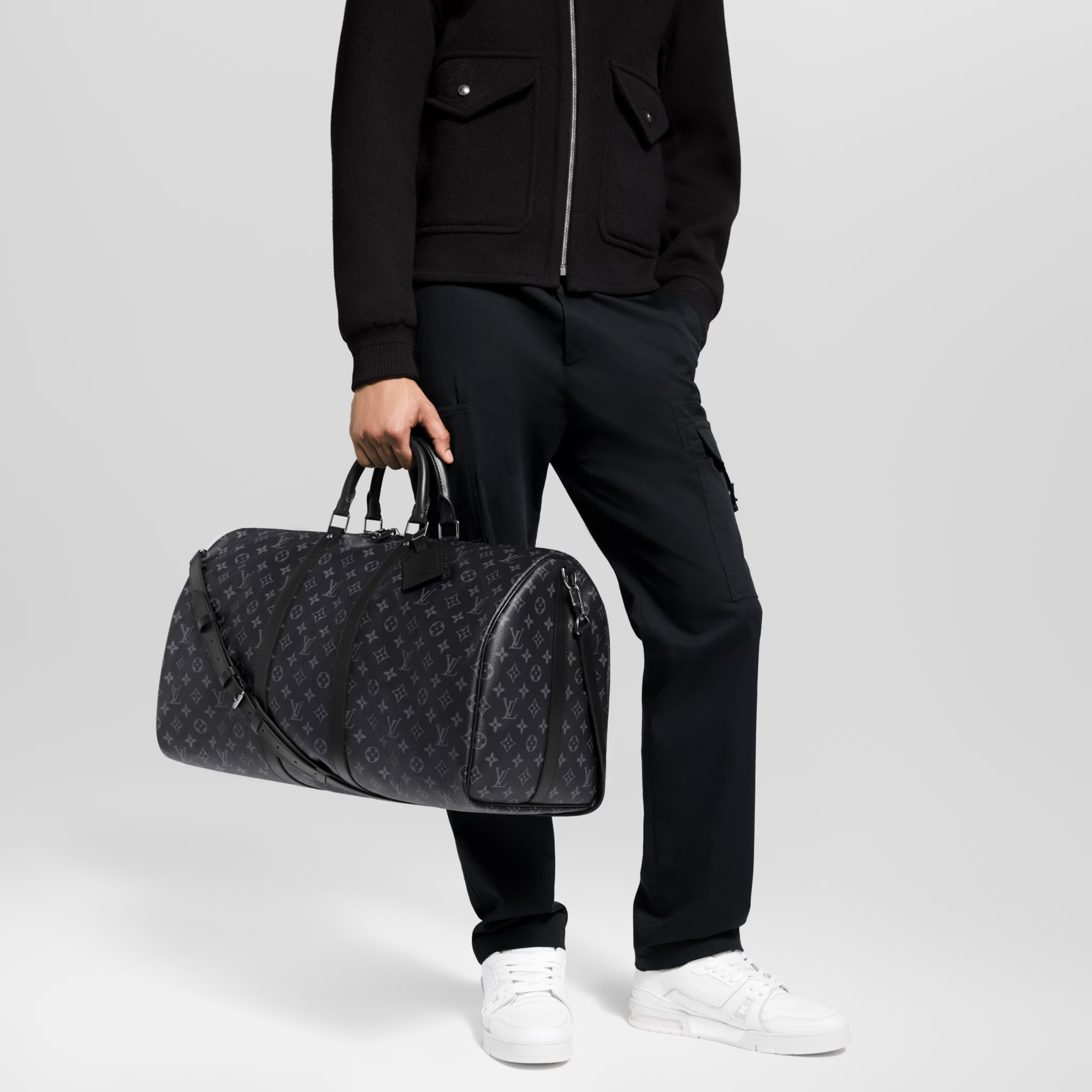 Keepall Bandoulière 55 | Black & Navy