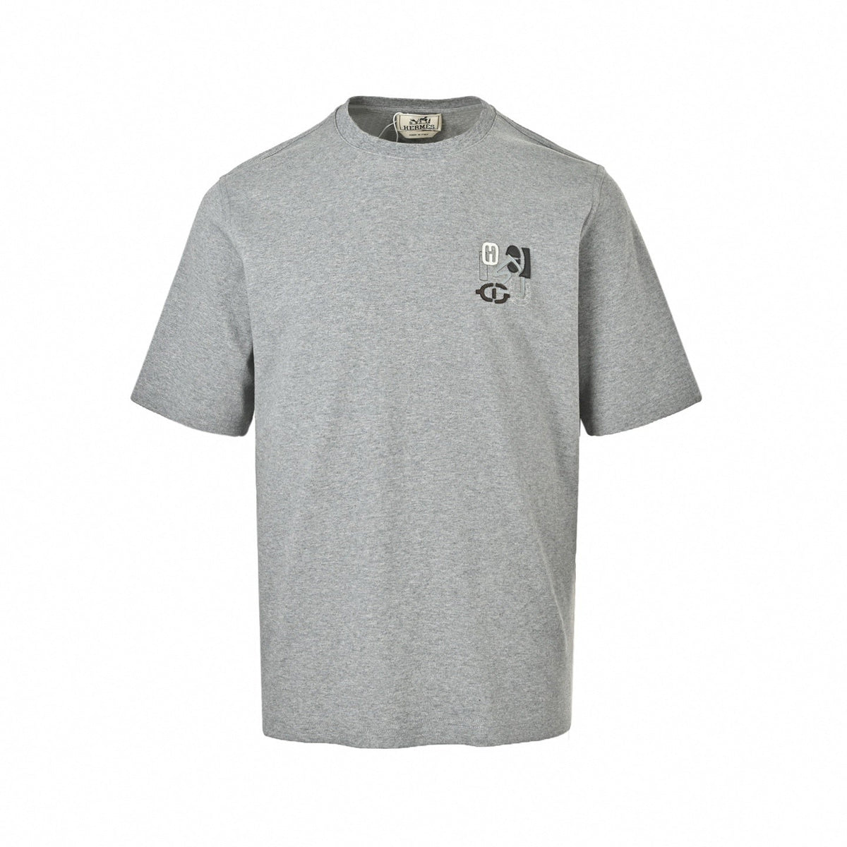 Equestrian Leather Appliqué T-Shirt