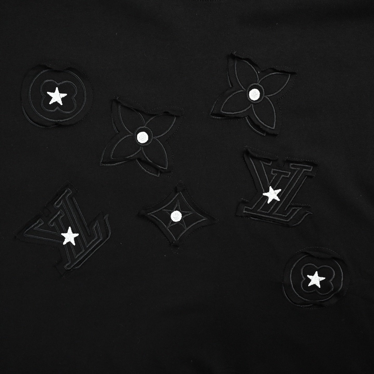 Appliqué Monogram T-Shirt | Black