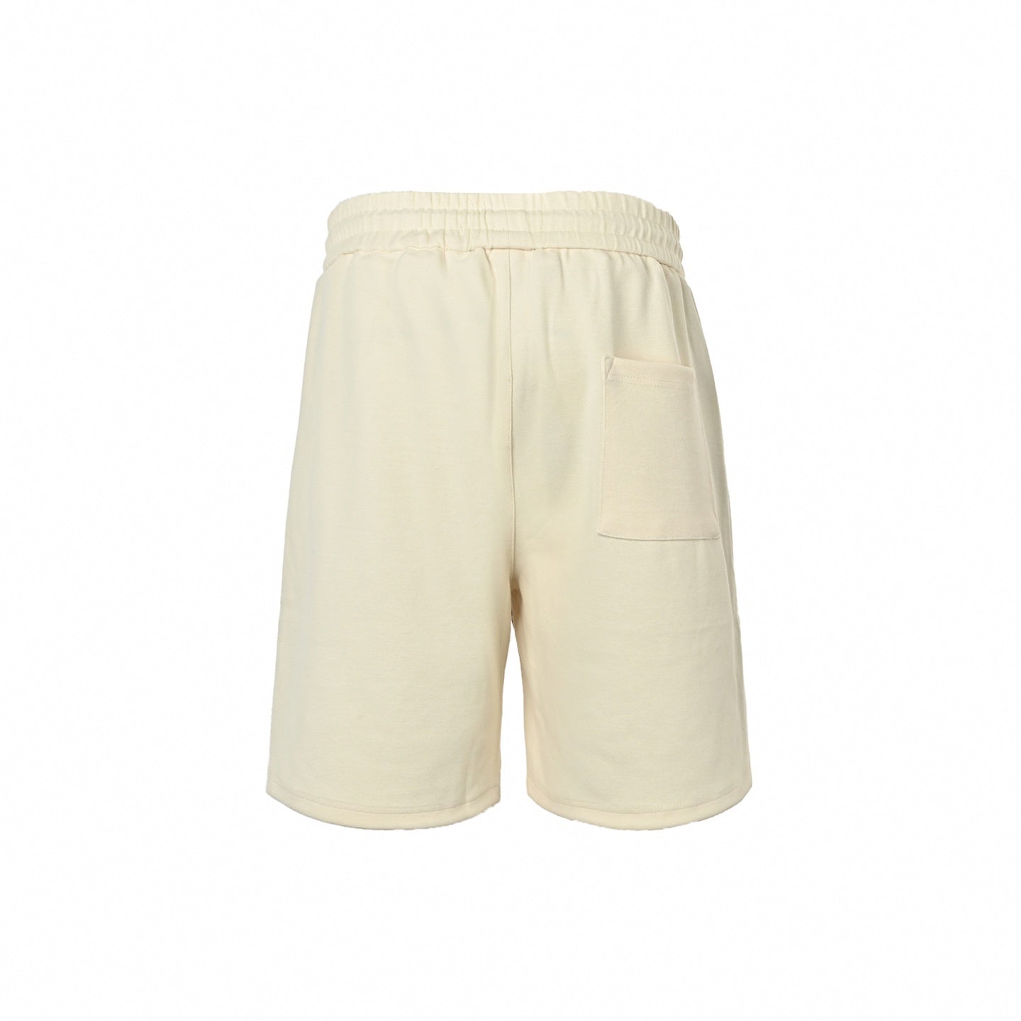 Halftone Monogram Track Shorts | Cream & Brown