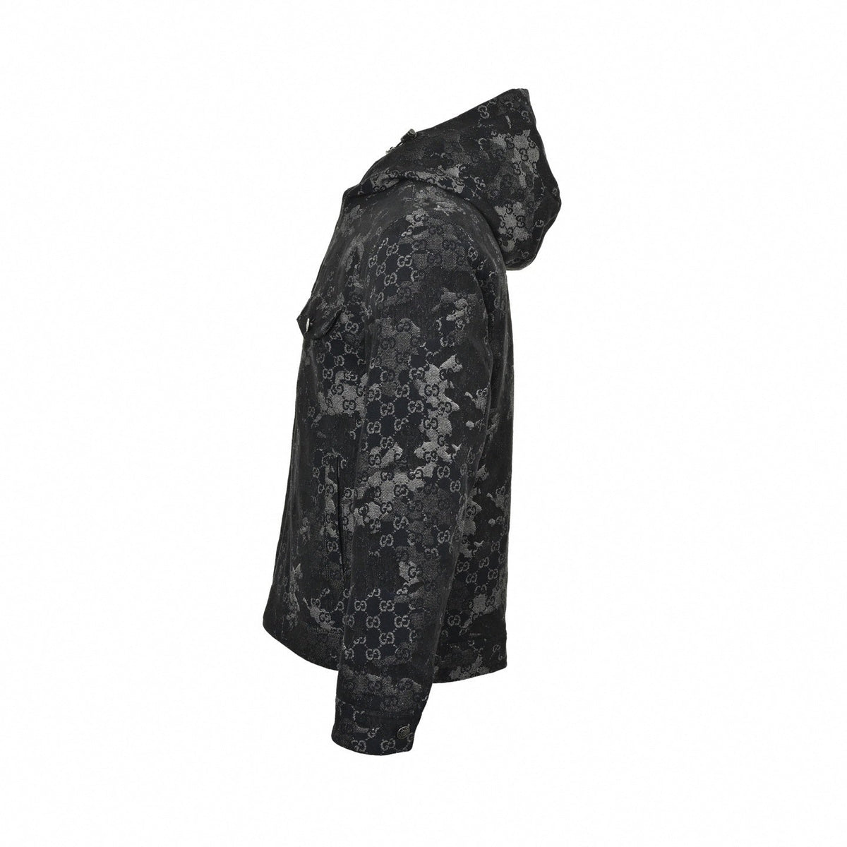 GG Camouflage Jacket | Black & Grey