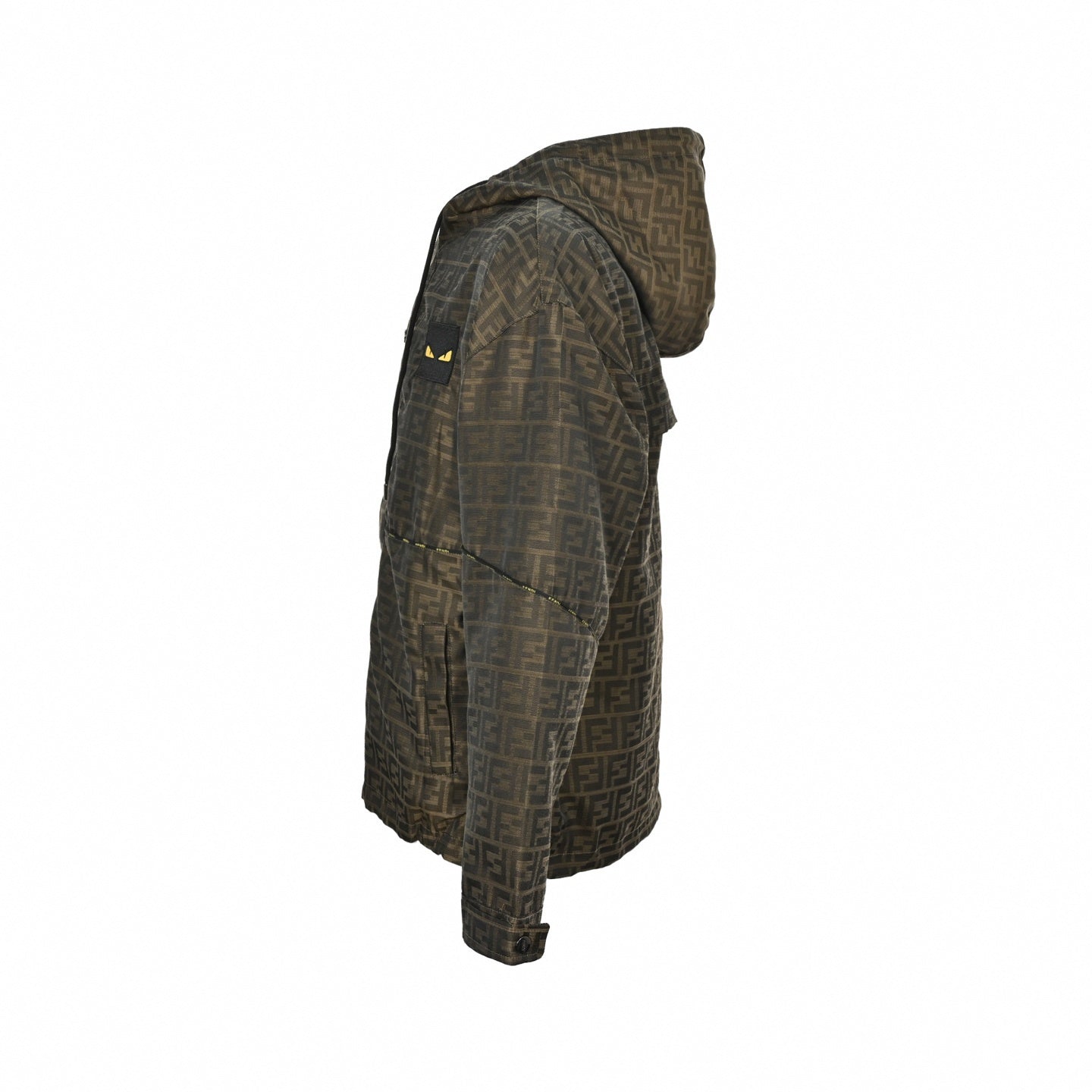 FF Monogram Bag Bugs Hooded Jacket | Brown