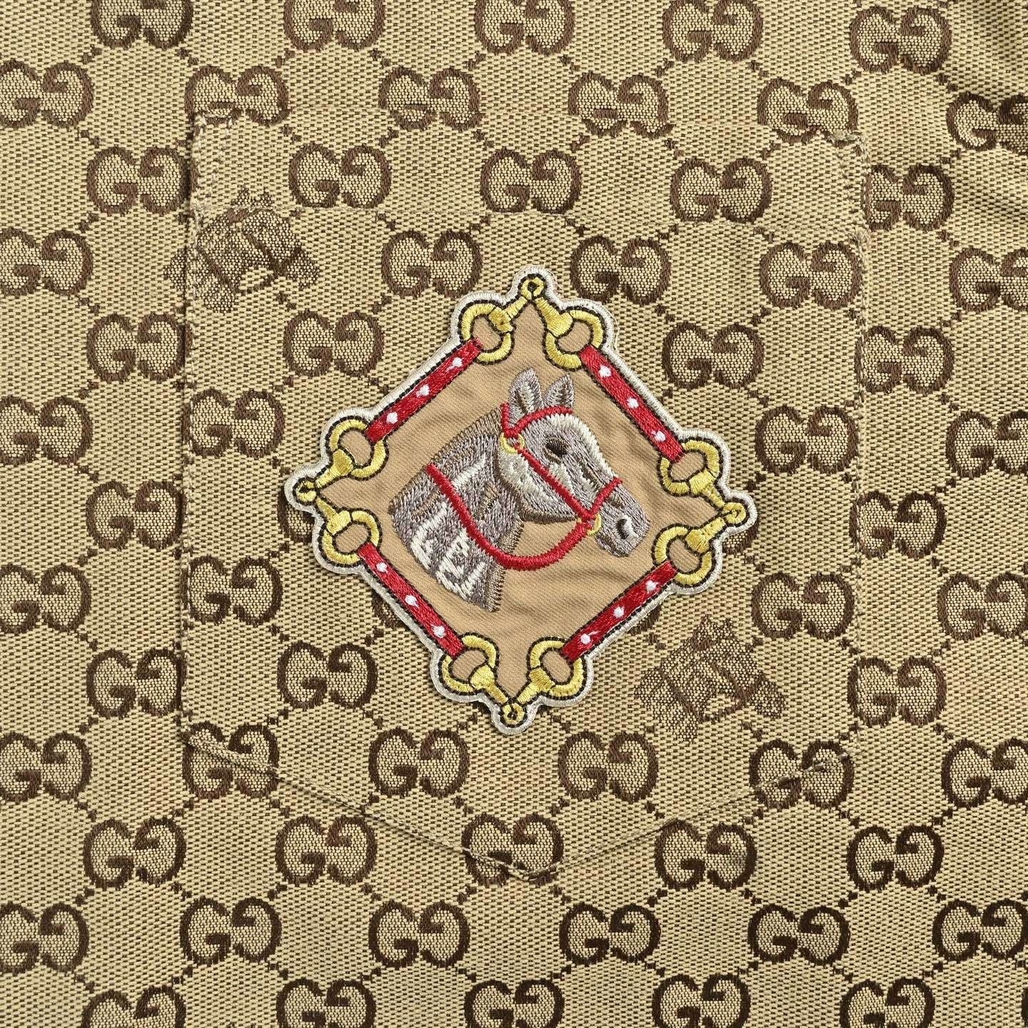 Horse Crest GG Canvas Shirt
