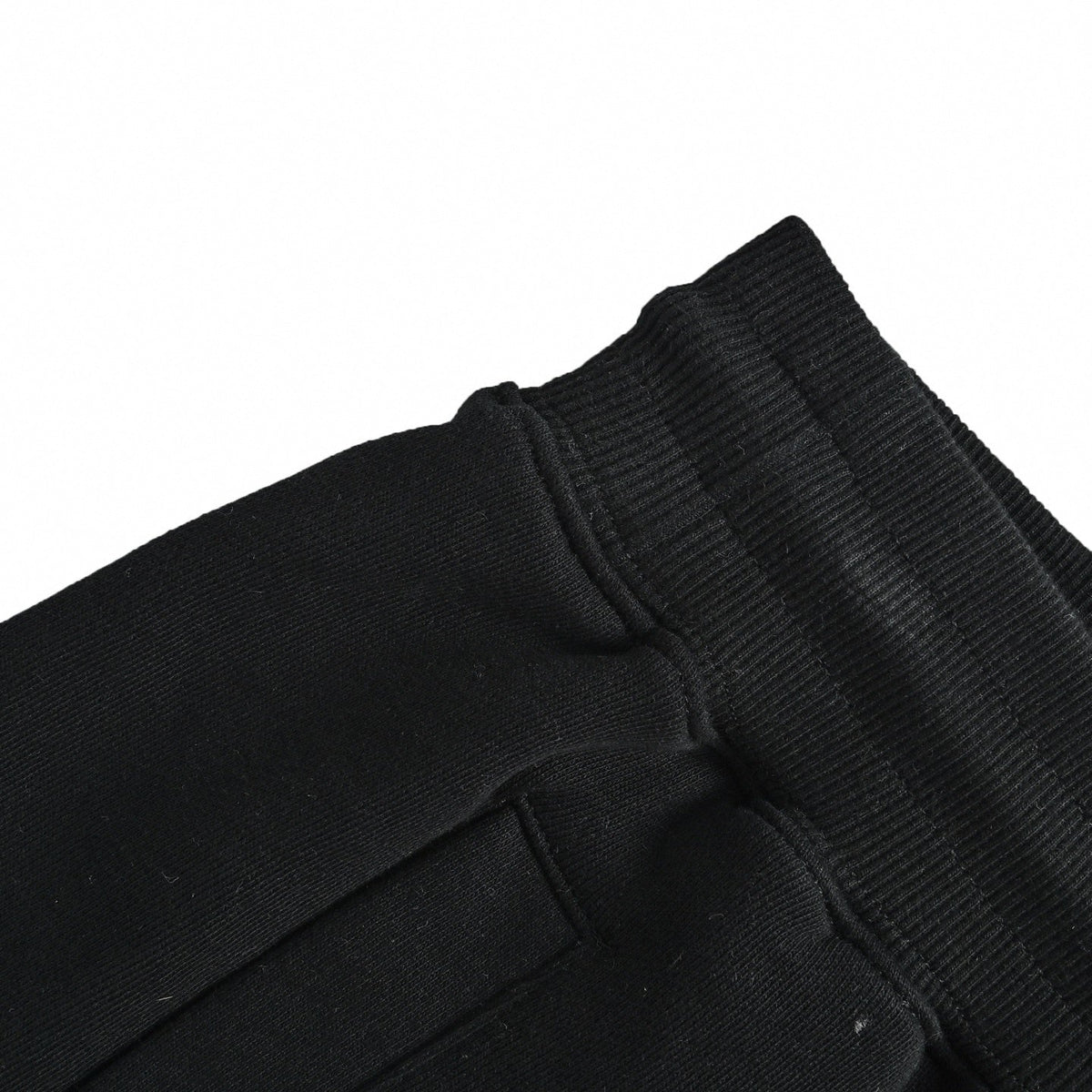 Monogram Paint Splatter Shorts - Black