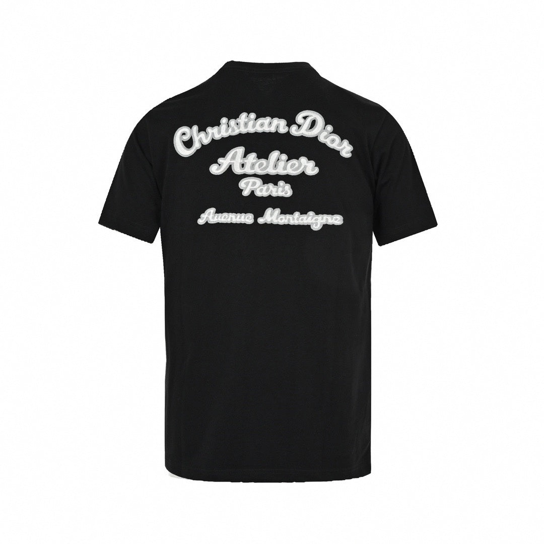 "Christian Dior Atelier" Pocket T-Shirt - Black