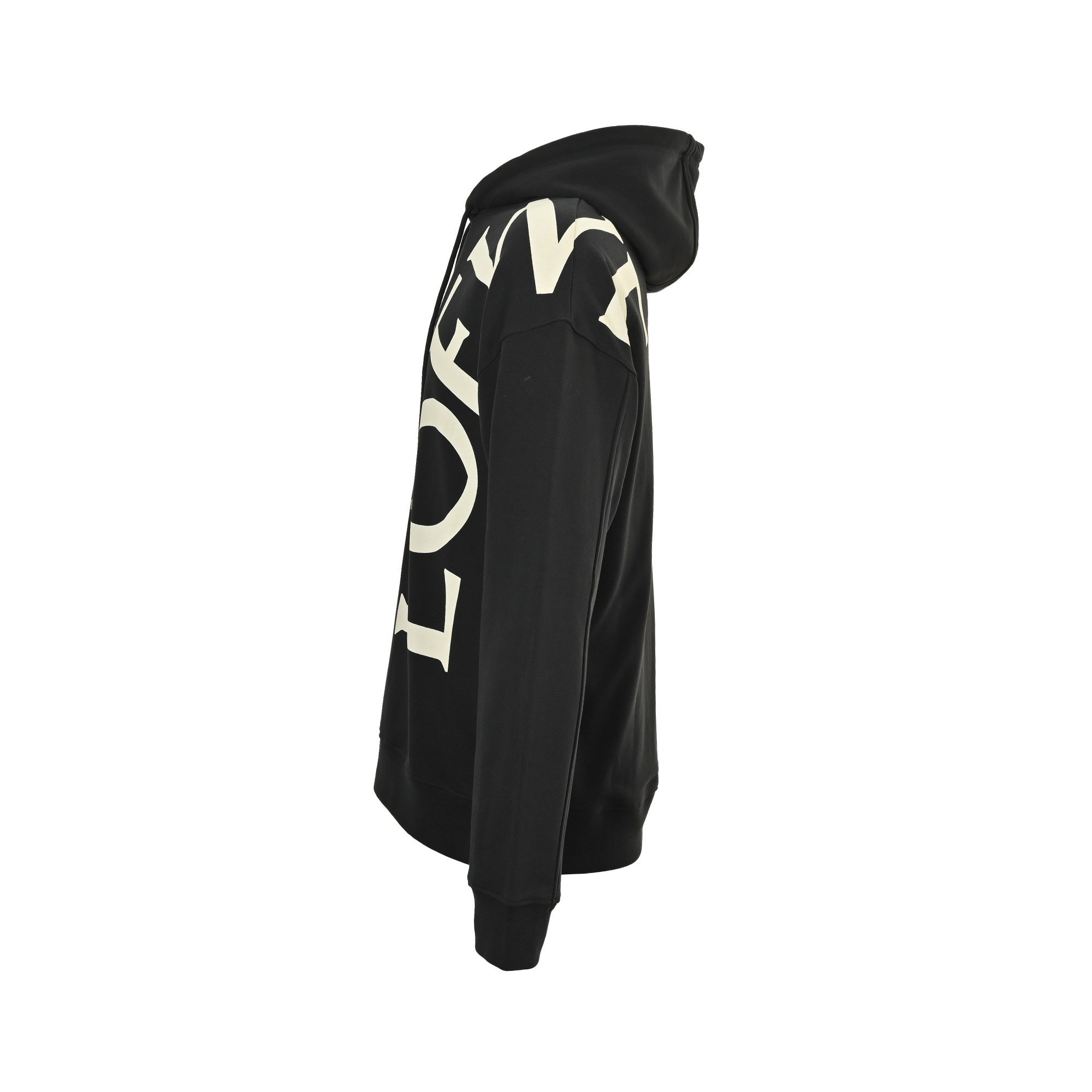 Large Logo Print Hooded Sweatshirt